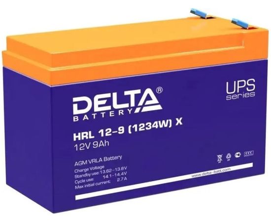 Батарея для ИБП, 12V, 9Ah (Delta) (HRL 12-9 X)