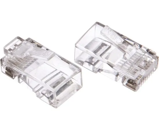 Коннектор RJ-45 (8P8C) UTP кат.5e, (VCOM) упак. 20 шт. цена за 20 шт (VNA2200-1/20), фото 3