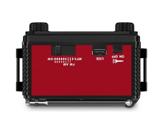 Радиоприемник SVEN SRP-355, красный/черный (SV-017132), фото 3