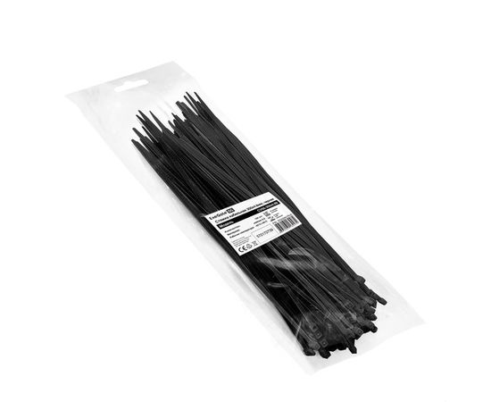 Стяжки пластиковые 4.8x350мм, 100шт, черные (ExeGate CV66-350x4.8B) (EX292907RUS)