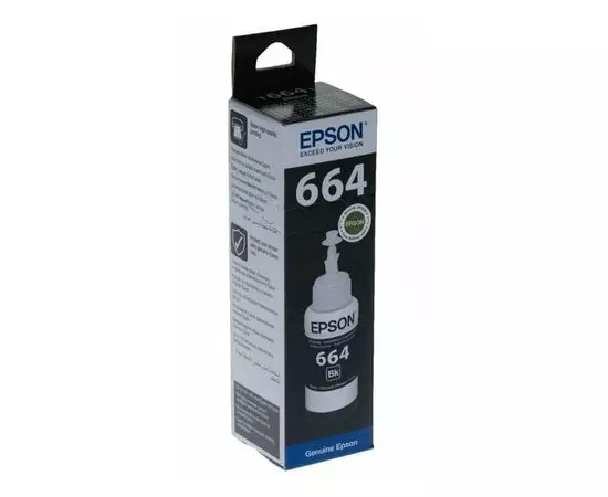 Epson T6641 (чернила черные) Black, 70мл (C13T664198), фото 2
