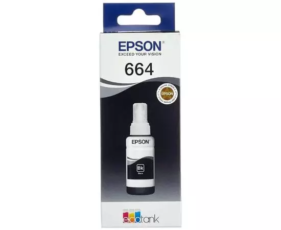 Epson T6641 (чернила черные) Black, 70мл (C13T664198)