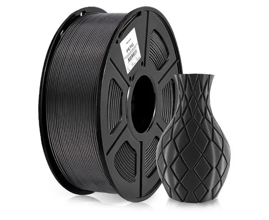 Пластик PETG катушка 1,75 мм/1кг (Cactus, черный) (CS-3D-PETG-1KG-BLACK)