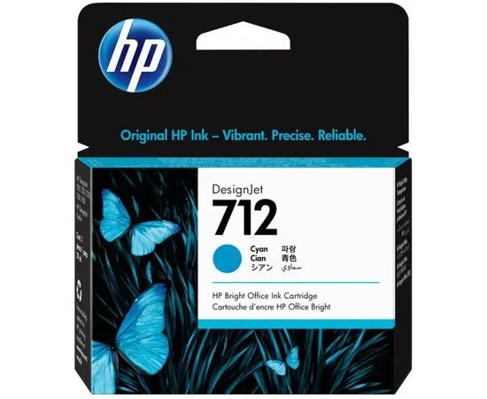 Картридж HP №712 Cyan 29ml (3ED67A)
