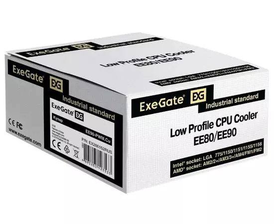 Кулер для процессора ExeGate EE90-PWM.Cu (EX286152RUS), фото 4