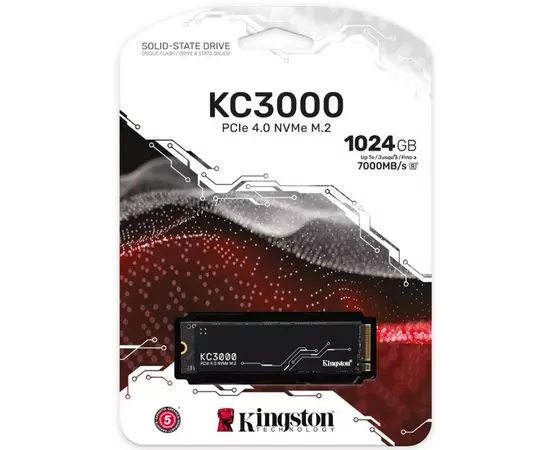 Накопитель SSD M.2 1Tb Kingston KC3000 (SKC3000S/1024G), фото 2