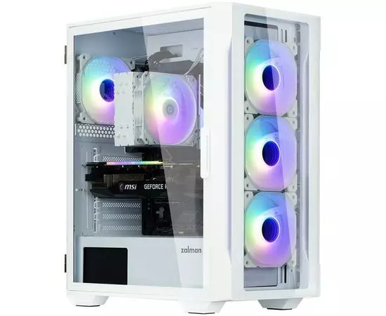 Корпус Zalman I3 NEO TG White, без БП, фото 3