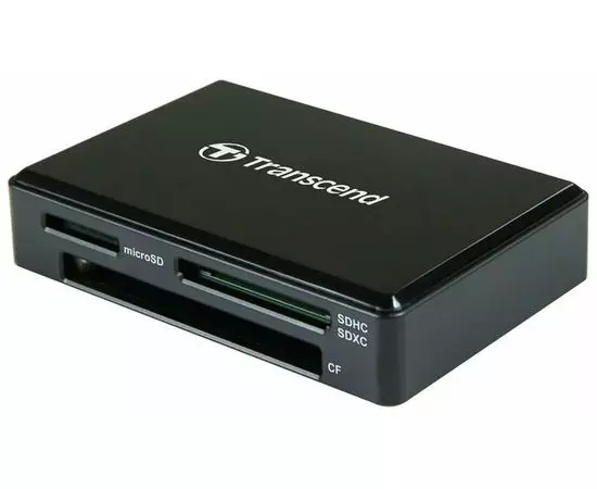 Картридер внешний USB3.1 Type-C Transcend TS-RDC8K2 Black, фото 2
