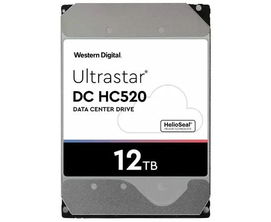 Жесткий диск WD Ultrastar DC HC520 12Tb SATA-III (0F30144/0F29612) (HUH721212ALE600)