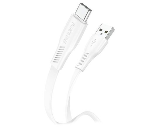 Кабель USB2.0 AM -> Type-C, 1m (Borofone) BX85 Auspicious, белый (6974443387124)
