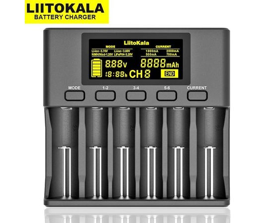 Зарядное устройство LiitoKala Lii-S6 (93598)