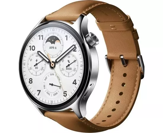 Смарт-часы Xiaomi Watch S1 Pro GL серебристые (BHR6417GL)