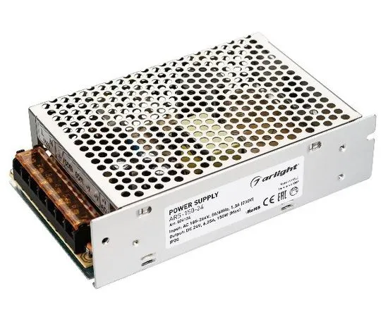 Блок питания ARS-150-24 (24V, 6.25A, 150W) (Arlight, IP20 Сетка) (026124)