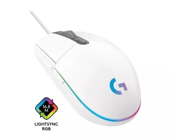 Мышь Logitech G102 Lightsync White (910-005809), фото 2