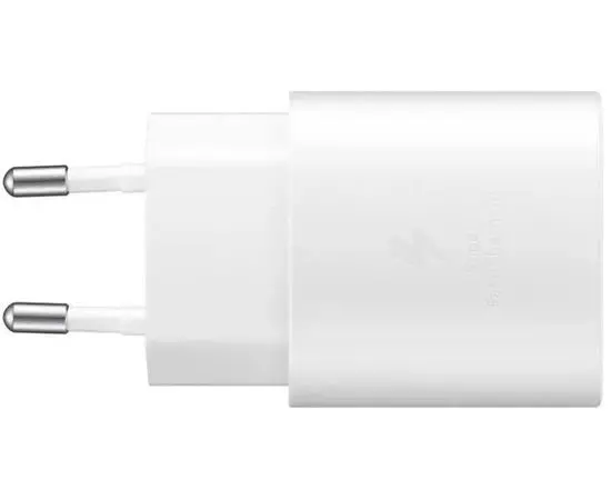 Зарядное устройство Samsung, USB-C, 25W, белый (EP-TA800NWEGEU)