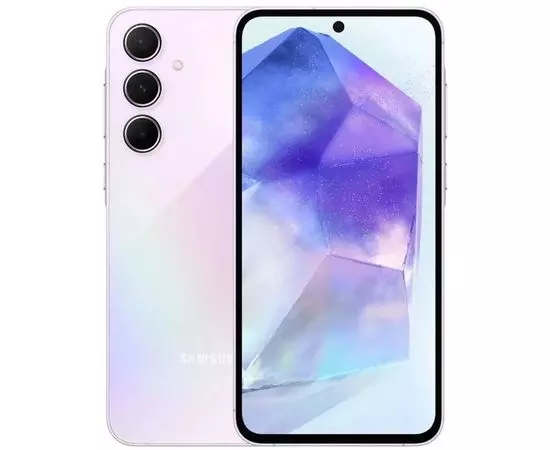 Смартфон Samsung SM-A556E (Galaxy A55) 8/128Gb Lavender (SM-A556ELVACAU/SM-A556ELVVMEA)