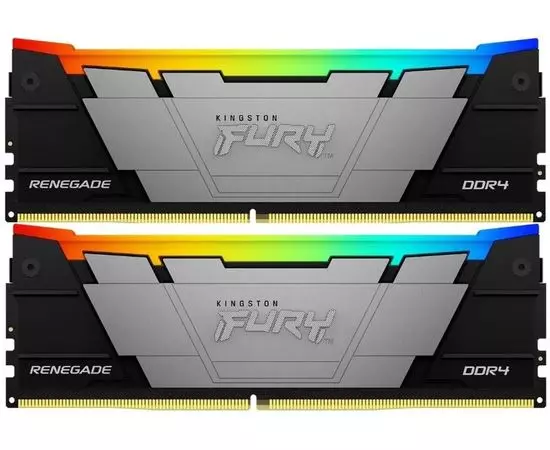 Оперативная память Kingston 2x32Gb DDR4-3600MHz Fury Renegade RGB (KF436C18RB2AK2/64)