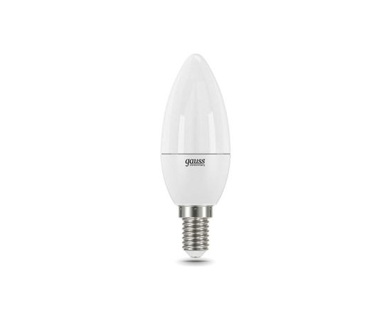 Электролампа LED E14 C37 свеча 12Вт 220В 4100K (GAUSS Elementary) (33122)