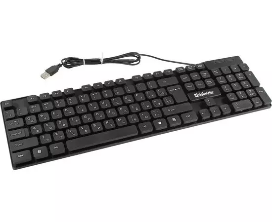 Клавиатура Defender Element HB-190 USB Black (45190)