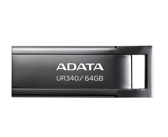 USB Flash-накопитель 64Gb USB 3.2 (ADATA, UR340), черный (AROY-UR340-64GBK)