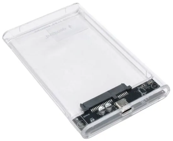 Карман для винчестера SATA 2.5" -> USB3.0 Type-C (Gembird, EE2-U3S-7) прозрачный
