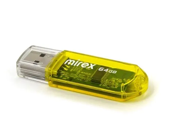 USB Flash-накопитель 64Gb (Mirex, Elf) желтый (13600-FMUYEL64), фото 2