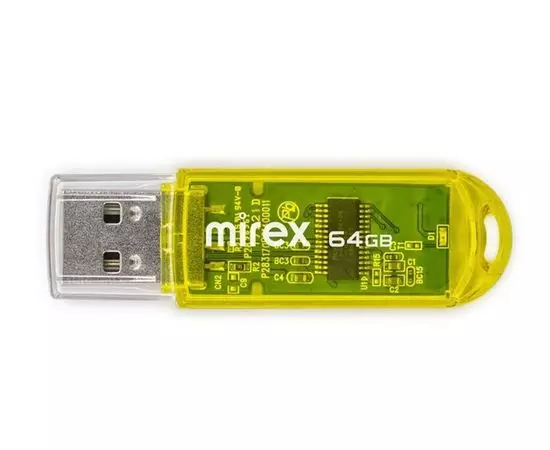 USB Flash-накопитель 64Gb (Mirex, Elf) желтый (13600-FMUYEL64)