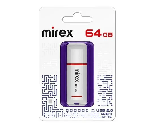 USB Flash-накопитель 64Gb (Mirex, KNIGHT) белый (13600-FMUKWH64), фото 5