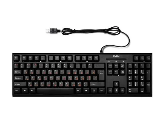 Клавиатура Sven KB-S300, Black, USB, черный (SV-015756), фото 2