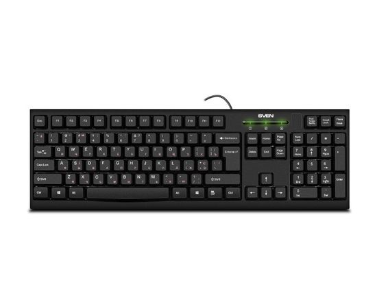 Клавиатура Sven KB-S300, Black, USB, черный (SV-015756)