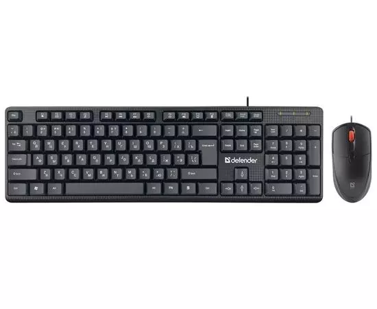 Клавиатура+мышь Defender LINE C-511, Black, USB (45511)