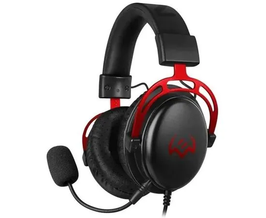 Наушники с микрофоном SVEN AP-G1000MV, черный/красный (SV-020361)