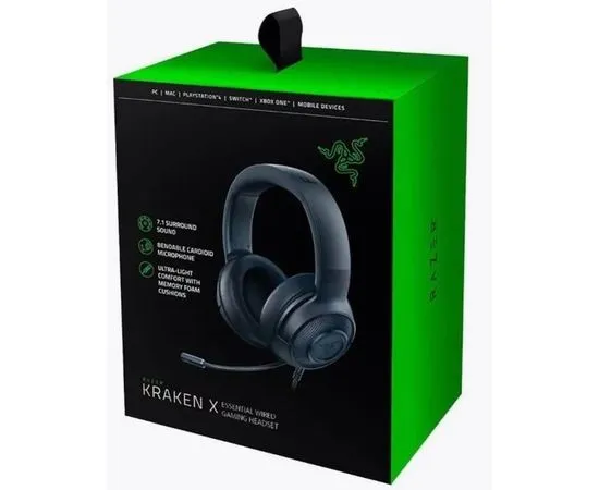 Наушники с микрофоном Razer Kraken X Essential (RZ04-02950100-R3C1), фото 4