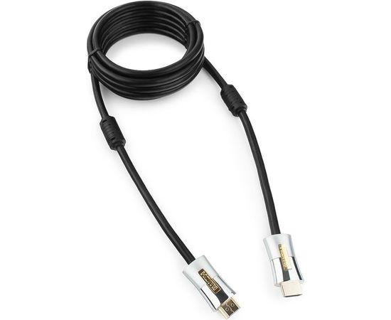 Кабель HDMI 3m v2.0 (Cablexpert) позол.разъемы, 2 феррита, блистер (CC-P-HDMI01-3M)