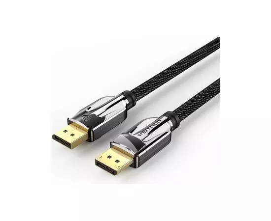 Кабель DisplayPort 3m, v1.4, Vention, в оплетке, черный (HCABI)