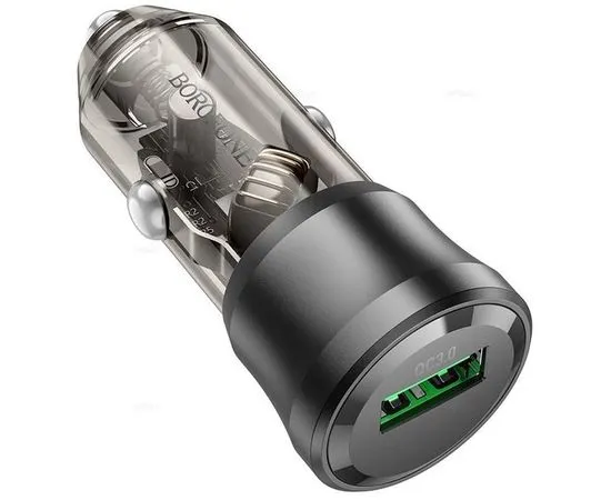 Автомобильное зарядное устройство Borofone BZ23 Noble, USB A, QC3.0 (18W), черный (6941991106903)