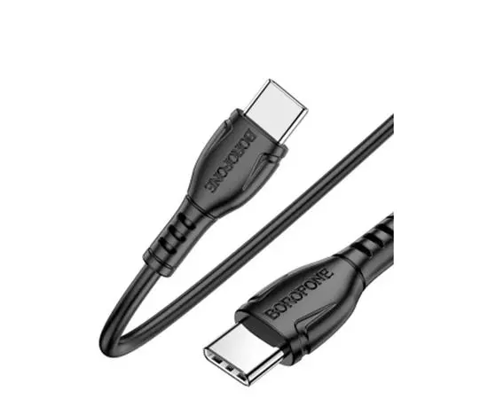 Кабель USB 2.0 Type-C (M), 1m (Borofone) BX51 Triumph, PD (60W), черный (6931474751669)