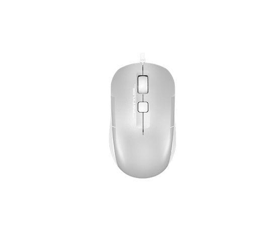 Мышь A4Tech Fstyler FM26 USB, серебристый/белый (FM26 USB (ICY WHITE))