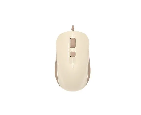 Мышь A4Tech Fstyler FM26 USB, бежевый/коричневый (FM26 USB (CAFE LATTE))