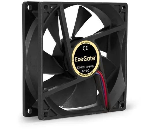 Кулер для корпуса Exegate E09225H4P-PWM 92x25mm, 4pin, PWM (EX283384RUS)