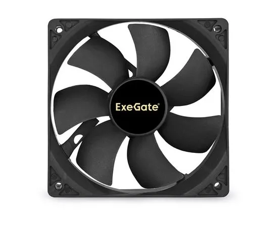 Кулер для корпуса Exegate E12025S4P-PWM, 120x120x25 мм, подшипник скольжения, 4pin, PWM (EX283393RUS), фото 3