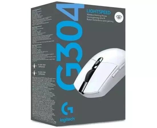 Мышь Logitech G304 Lightspeed, белый (910-005295/910-005294), фото 2