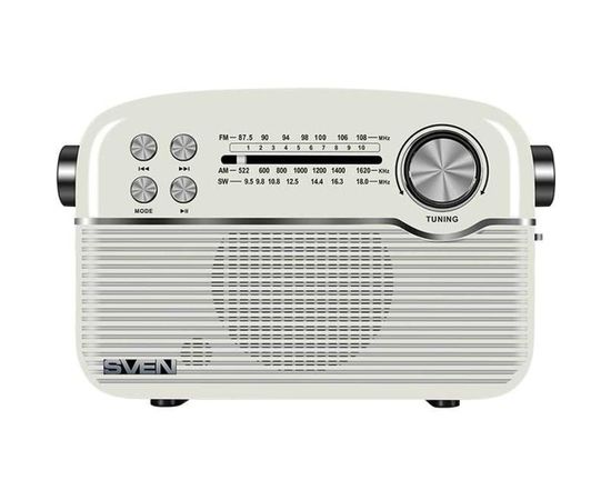 Радиоприемник SVEN SRP-500, белый (SV-020422), фото 2