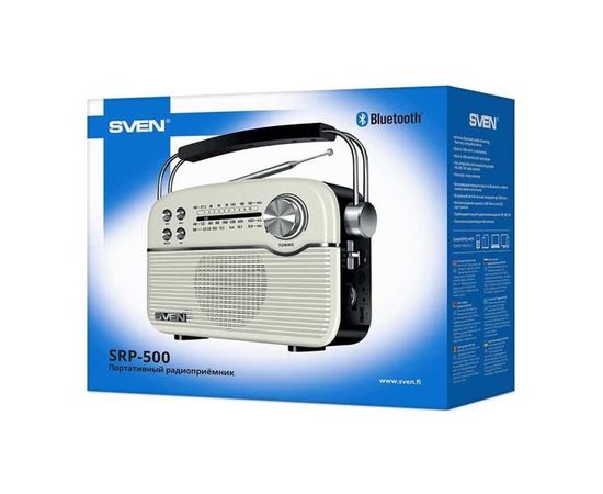 Радиоприемник SVEN SRP-500, белый (SV-020422), фото 5