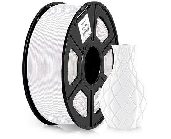 Пластик PETG катушка 1,75 мм/1кг (Cactus, прозрачный белый) (CS-3D-PETG-1KG-T-WHITE)