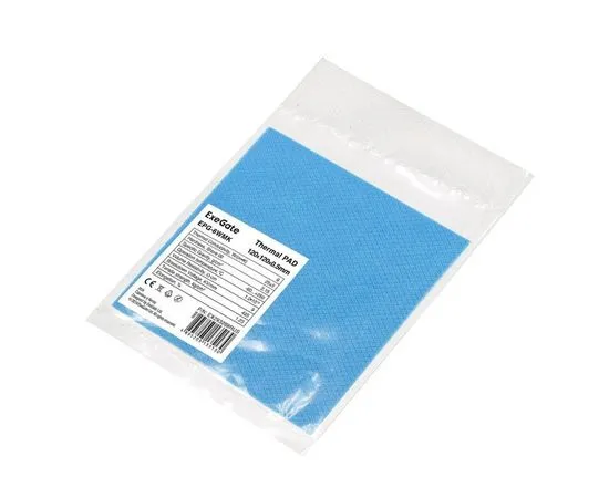 Термопрокладка ExeGate EPG-6WMK 120x120x0.5 mm (293288), фото 2