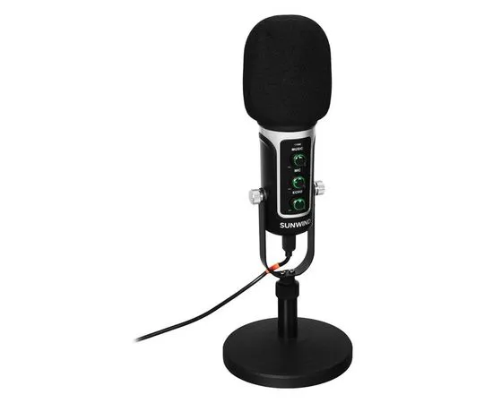 Микрофон SunWind SW-SM500G, черный (1427255), фото 3