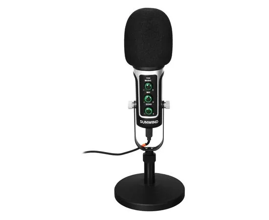 Микрофон SunWind SW-SM500G, черный (1427255), фото 4