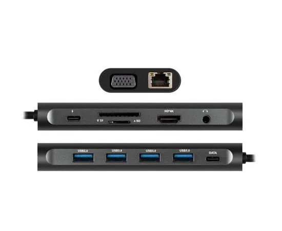 Док-станция для ноутбука ExeGate DUB-31C/MAX Type-C, серый (EX293985RUS), фото 2