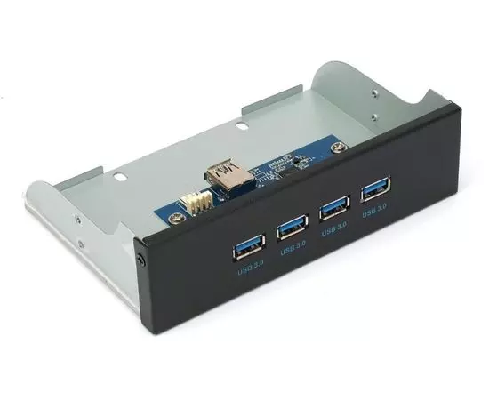 Панель лицевая FP5.25-USB3-4A в 5.25" отсек корпуса, 4*USB3.0 (Gembird), фото 2